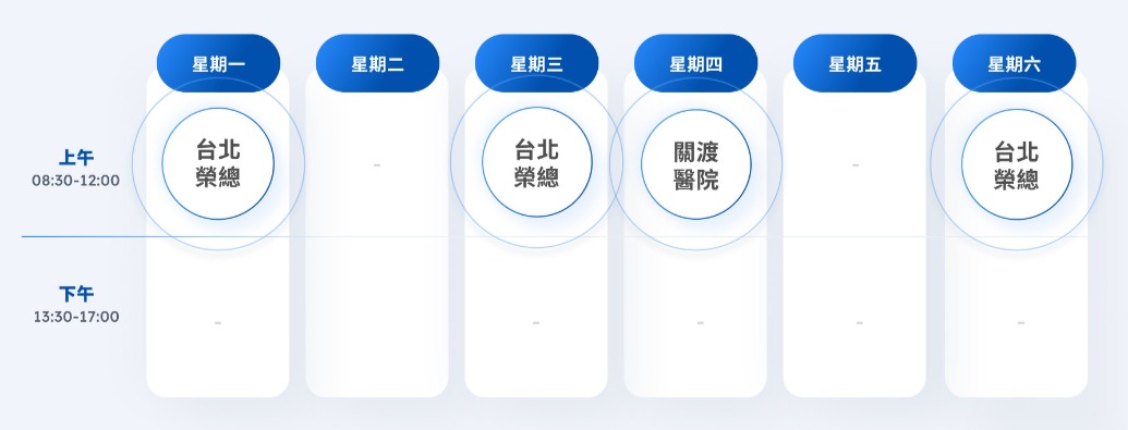 蔡尚聞醫師門診時間